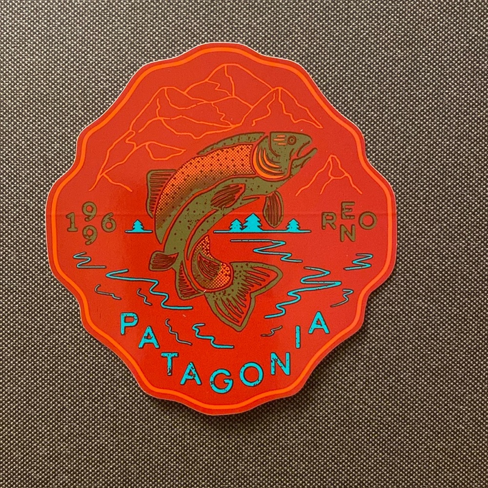 Patagonia Reno store sticker